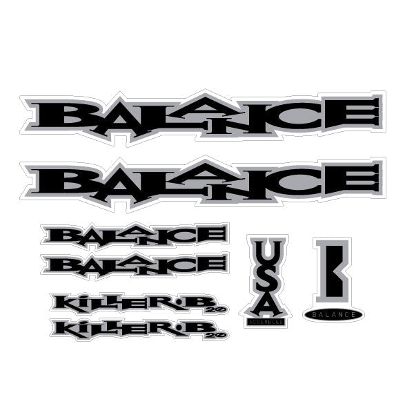 Balance - Killer B 20 - decal set - Bmx Products AU