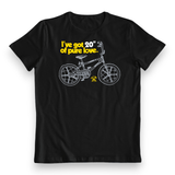 BMX50 - 20 inches of BMX - Black T-Shirt - Bmx Products AU