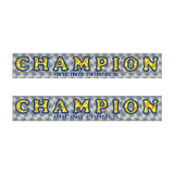 Champion - Schwerma Main tube PRISM decals - old school bmx - Bmx Products AU