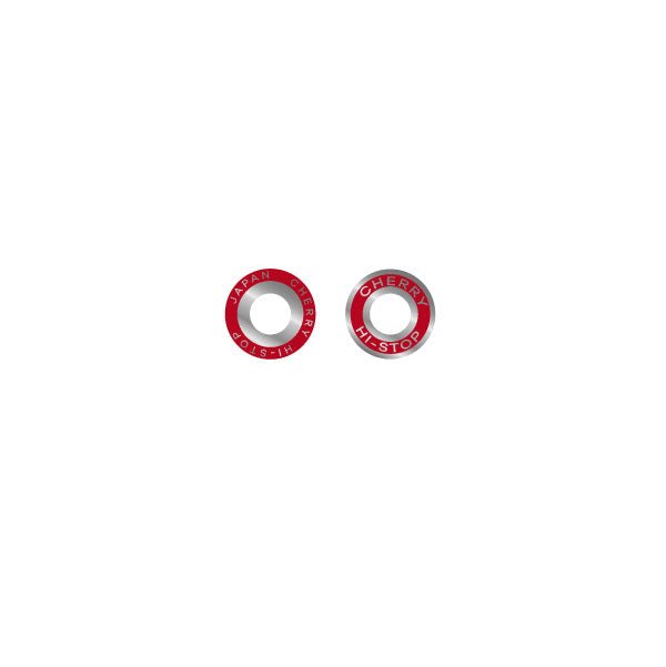 Cherry - Caliper decals in Chrome - Bmx Products AU