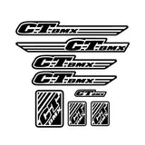 Craig Turner - CT2020 Black on clear - decal set - Bmx Products AU