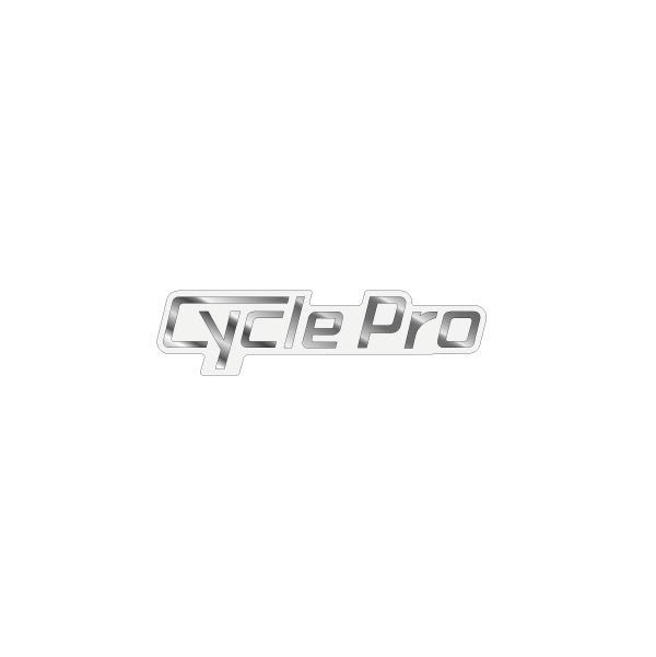 Cycle Pro - seat rear chrome decal - old school bmx - Bmx Products AU