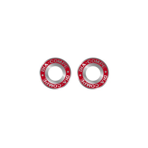 Dia Compe - Caliper - Center bolt RED decals - old school bmx - Bmx Products AU