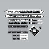 Diamond Back - 1984 Super Viper "Leary Sig" - for grey frame decal set - Old school bmx - Bmx Products AU