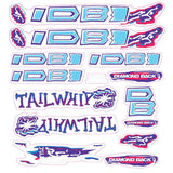 Diamond Back - 1991 Tailwhip decal set for Black frame - Old school bmx - Bmx Products AU