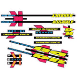 Diamond Back - 1992 Assult for Chrome frame decal set - Old school bmx - Bmx Products AU