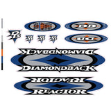 Diamond Back - 1998 Reactor for polished frame decal set - Old school bmx - Bmx Products AU