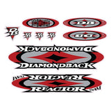 Diamond Back - 1998 Reactor TEAM decal set - Old school bmx - Bmx Products AU