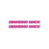 Diamond back - Reactor - Magenta Pink crank decals - Old school bmx - Bmx Products AU