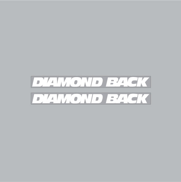 Diamond back - Reactor - White crank decals - Old school bmx - Bmx Products AU