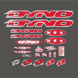 DYNO -1999 NSX decal set for Black frame - Bmx Products AU