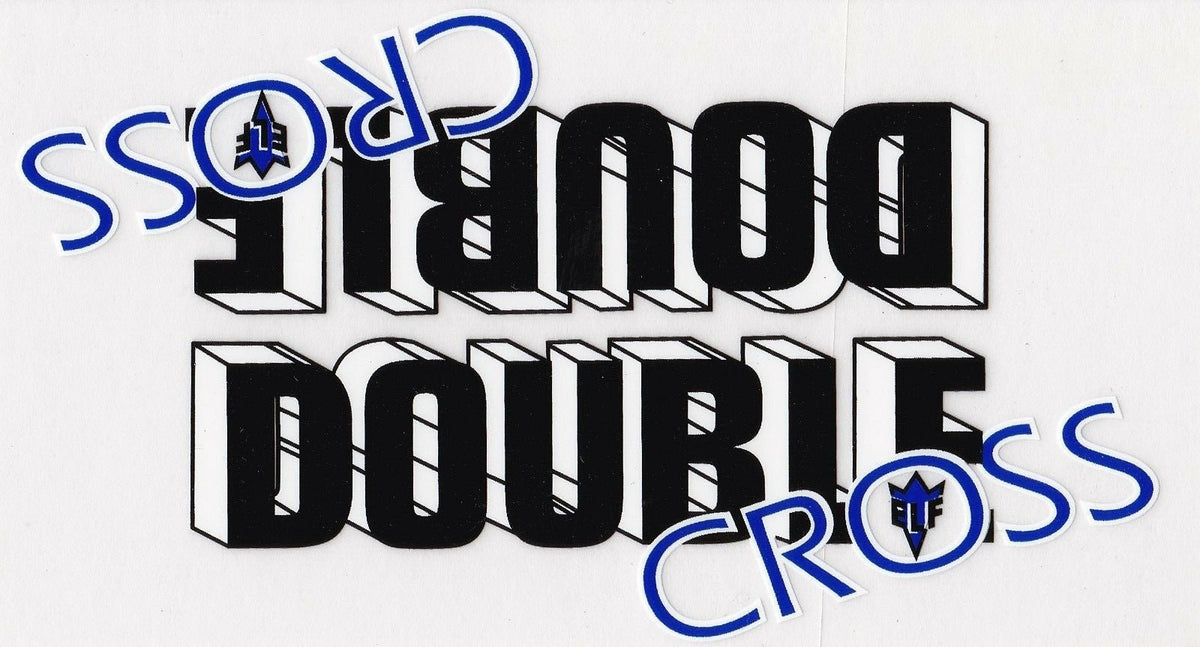 ELF - Double cross decal - Bmx Products AU