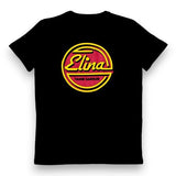 Elina - Taihei Saddles logo on black shirt - Old school bmx - Bmx Products AU