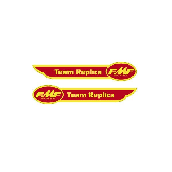 FMF - TEAM Replica - BMX Division Downtube decals - old school bmx - Bmx Products AU