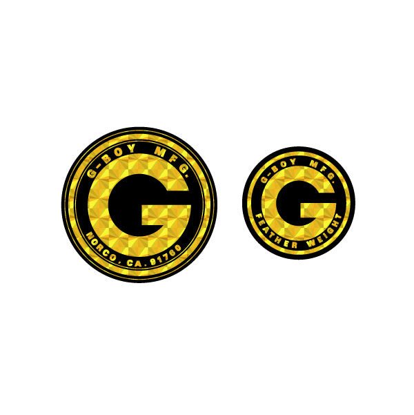 G - BOY - PRISM Coins head and seat tube decal set - old school bmx - Bmx Products AU