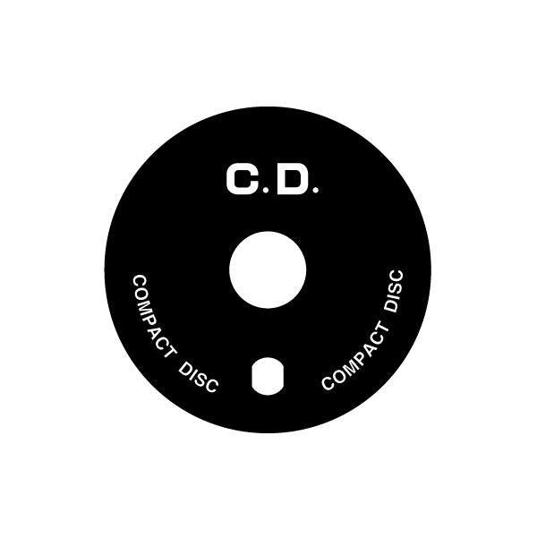 Generic - Compact Disc Black decal - oid school bmx - Bmx Products AU