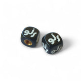 GJS - Logo Dice Tire Valve Caps (Pair) - BLACK - old school bmx - Bmx Products AU