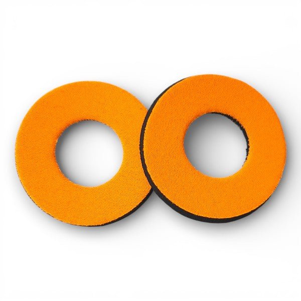 Grip Donuts - Blank (Pair) - FLURO ORANGE - old school bmx - Bmx Products AU