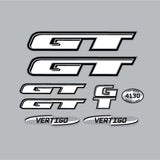 GT - 1998 Vertigo - for blue frame - decal set - Old school bmx - Bmx Products AU