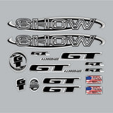 GT - 1999 - SHOW decal set - For Blue frame - Old school bmx - Bmx Products AU