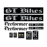 GT - 2003 Performer - for White frame - decal set - Bmx Products AU