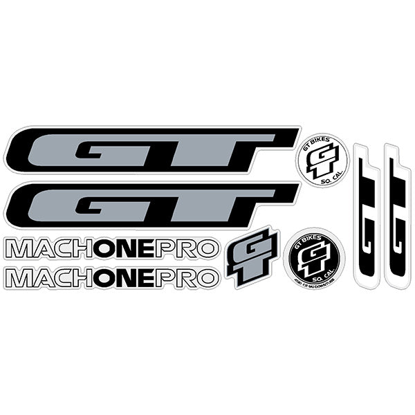 GT - 2004 Mach One PRO - Clear decal set - Old school bmx - Bmx Products AU
