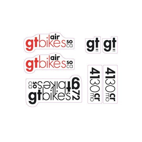 GT - 2009 - Air - for white frame - on clear - old school bmx - Bmx Products AU