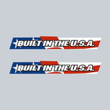 GT - 90's "BUILT IN THE USA" FULL FLAG chainstay decals - Old school bmx - Bmx Products AU