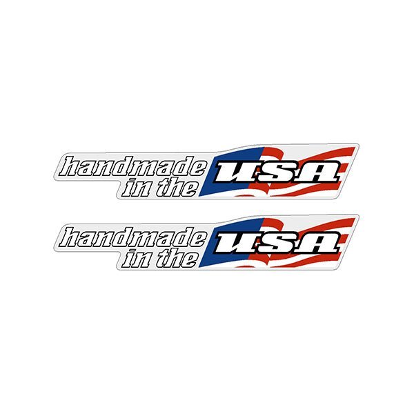 GT - 90's "HANDMADE IN THE USA" FLAG chainstay decals - Old school bmx - Bmx Products AU