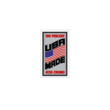GT - Pro Series 100% CROMO on clear - seat tube decal - Old school bmx - Bmx Products AU