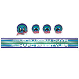 Haro - 82 - 83 Freestyler on chrome decal set - old school bmx - Bmx Products AU