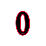 Haro - Early plate number 0 decal - Black Red - Old school bmx - Bmx Products AU