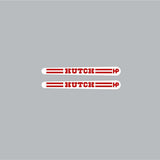 Hutch - Early HP Red and White Crank decals - old school bmx - Bmx Products AU