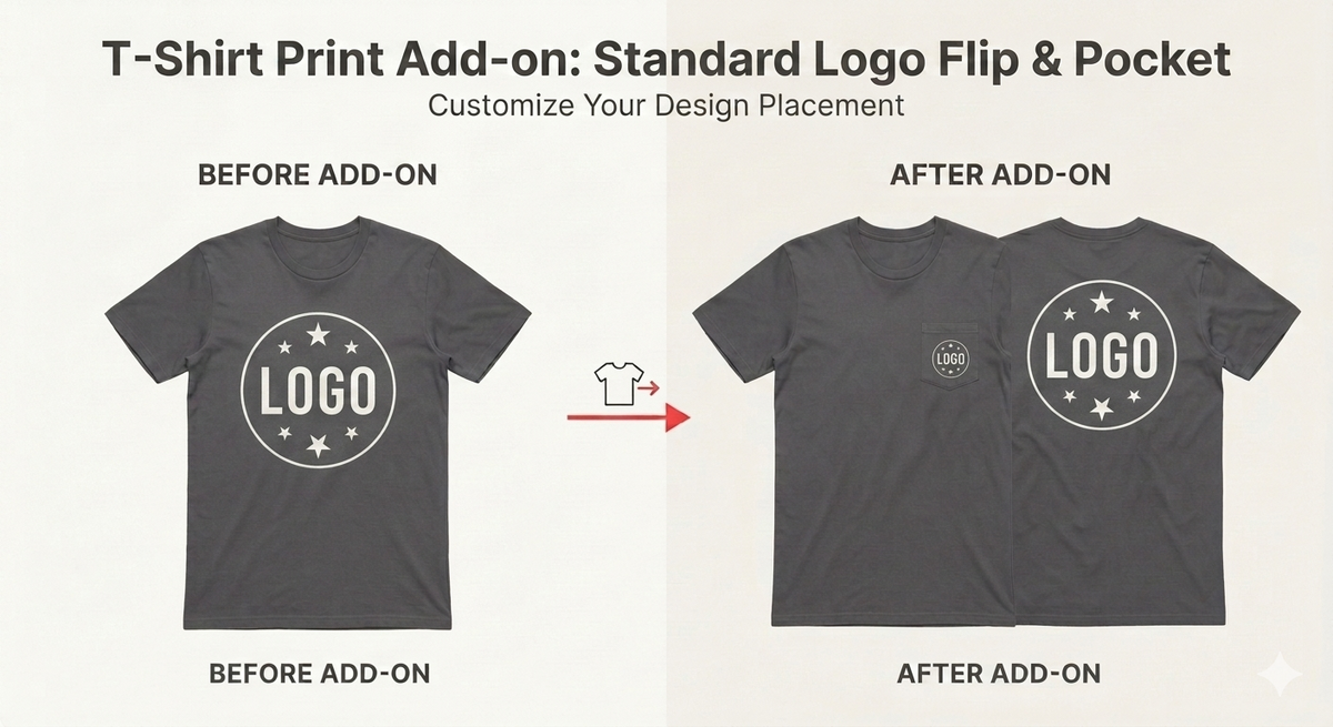 Custom - Second side Tshirt print