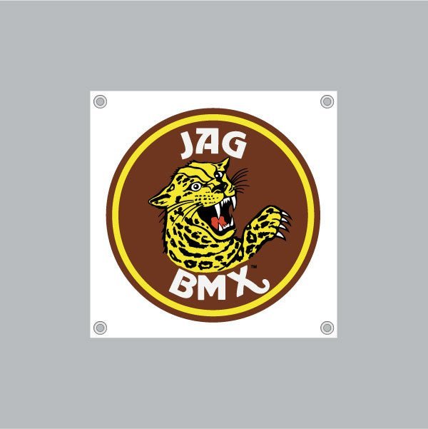 JAG - Round logo Banner - old school bmx - Bmx Products AU