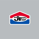 JT Racing - LOGO - Blue & Red decal - Old School BMX - Bmx Products AU