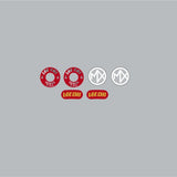 Lee Chi - MX1000A Caliper decals in Red - Bmx Products AU