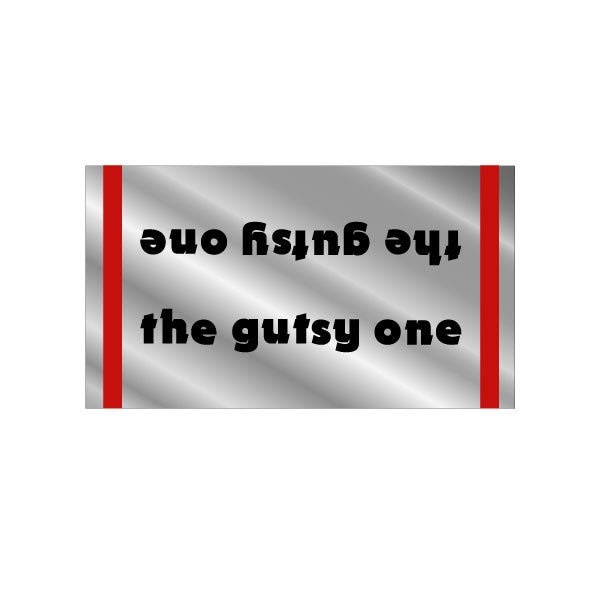 LRV - Moxie - "The Gutsy One" Down Tube decal - old school bmx - Bmx Products AU