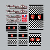 Malvern Star - SKIDSTAR GT Dragstar decal set - Bmx Products AU