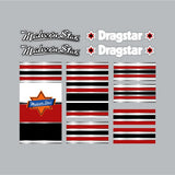 Malvern Star - "STAR" Dragstar decal set - Bmx Products AU