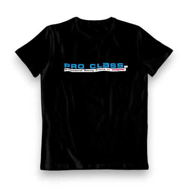 Mongoose - PRO CLASS logo on black TShirt - old school bmx