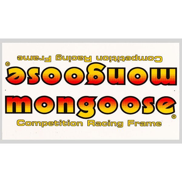 Mongoose - 1985 Californian "Red" Decal set - Old school bmx - Bmx Products AU
