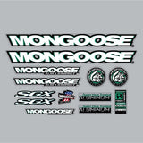 Mongoose - 1997 SGX - For green frame - Decal set - old school bmx - Bmx Products AU