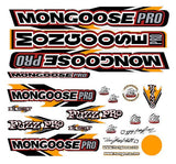 Mongoose - 2000 Fuzz PRO - Decal set - old school bmx - Bmx Products AU