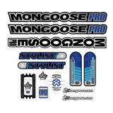 Mongoose - 2001 Stylist Decal set for Yellow frame - old school bmx - Bmx Products AU
