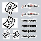 Mongoose - 2009 Pit Crew Decal set - Old school bmx - Bmx Products AU
