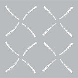 Mongoose - 4 Spoke Mid - school Tuff wheel decals in white - Old school bmx - Bmx Products AU