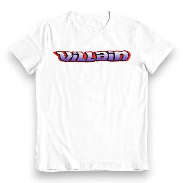 Mongoose - 97 Villain Purple logo on White - Old school bmx Mens T-Shirt - Bmx Products AU