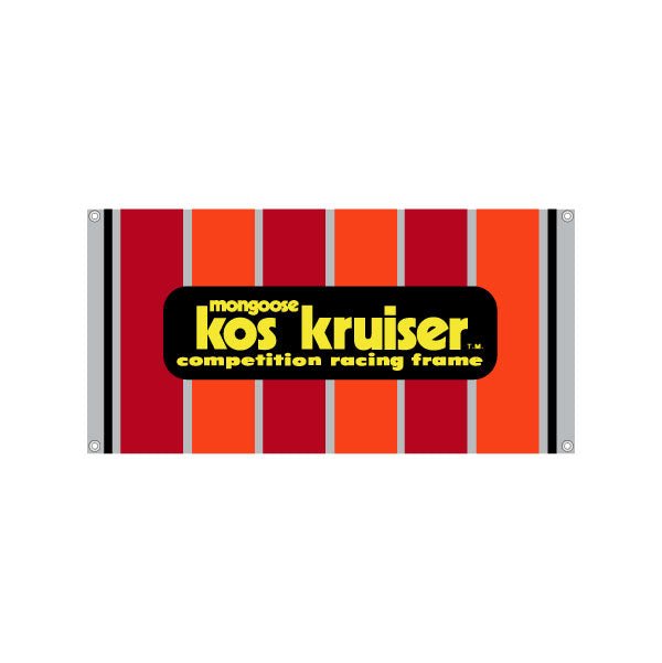 Mongoose - Kos Kruiser Banner - old school bmx - Bmx Products AU