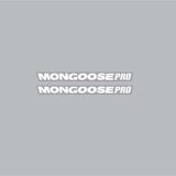 Mongoose PRO - Mid school Crank WHITE decals - old school bmx - Bmx Products AU